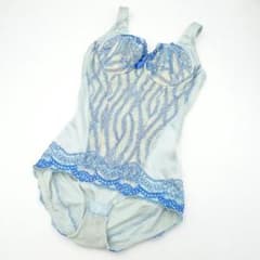 マルコ デコルテ ボディスーツ ブルー D70M - メルカリ