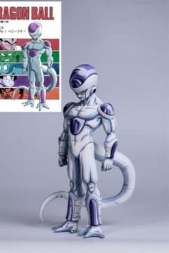 ドラゴンボール　フリーザー　リペイント　二次元彩色　フィギュア