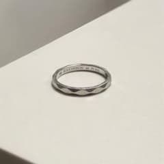 ブシュロン Boucheron ファセットリング スモール プラチナ サイズ46 