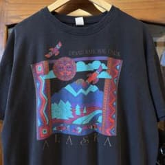 90s ネイティブアメリカンデザイン Tシャツ 古着 /L~XLのサムネイル