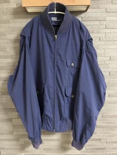80s 90s POLO Ralph Lauren 香港製 短丈 ブルゾン Lのサムネイル