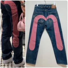 EVISU No.2 Lot.2504 W28×L35 ピンク大黒 ビッグカモメ - メルカリ