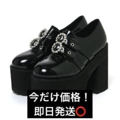 BUBBLESダブルバックル厚底シューズ 37 23~23.5cmのサムネイル