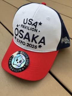 【レア】大阪万博 アメリカパビリオン 限定キャップ 大阪万博 アメリカ館 キャップ 帽子 US Pavilion アメリカパビリオン