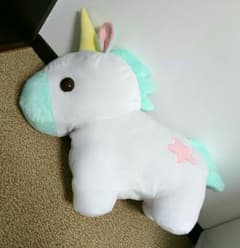 ゆめかわ ユニコーン でか BIG ぬいぐるみ - メルカリ