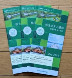 西武ホールディングス 株主優待券 3冊セット - メルカリ