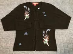 シャンハイタン　カーディガン　黒　Lのサムネイル