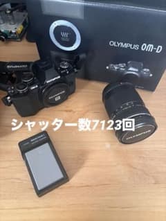 Olympus E-m10 ミラーレス一眼 シャッター数7123回 レンズ付き - メルカリ