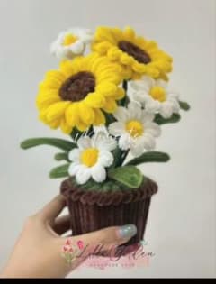 【まとめ買いお割引し、特別セール中】ひまわりとデイジーのモールアレンジメントのサムネイル