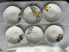 京焼 清水焼 陶あん 五草花 銘々皿 6枚セット - メルカリ