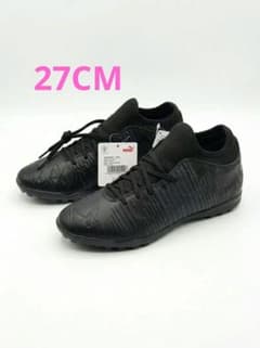 【新品未使用】PUMA プーマ サッカースパイク シューズ ブラック　27のサムネイル