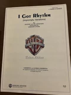 I Got Rhythm ピアノ連弾楽譜のサムネイル