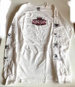 King Gnu ロングTシャツ ホワイト Lサイズ King Gnu ロンT ロングTシャツ - メルカリ