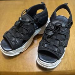 glacier スポーツサンダル ブラック Lサイズのサムネイル
