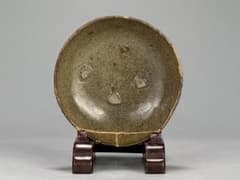 M07S30朝鮮古美術 李朝時代 李朝茶道具 唐津茶碗 古茶碗 時代物 古物