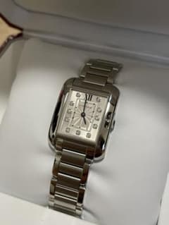 美品】Cartier タンクアングレーズ ダイヤ付き レア 美品 - メルカリ