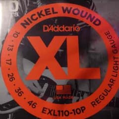 【D'Addario】EXL-110ギター弦5セットのサムネイル