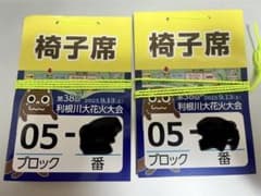 利根川花火大会 椅子席チケット 2枚セット 境町メイン会場のサムネイル