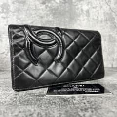 CHANEL カンボンライン ココマーク 長財布 - メルカリ