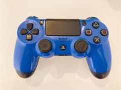 （ジャンク）PS4 ワイヤレス　コントローラー　ウェイブ　ブルーのサムネイル