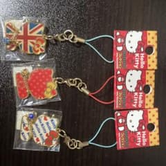 ハローキティ　ストラップ3点セットのサムネイル