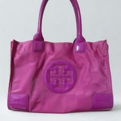 美品！　Tory Burch トリーバーチ　トートバッグ ピンク A４サイズのサムネイル