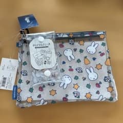 【新品、未使用】miffy クリアポーチ クリアマルチケース セットのサムネイル