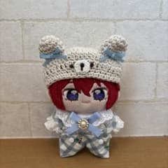 くま耳ベレー帽とサロペットセット あんスタ ぬい服 いつぬいのサムネイル