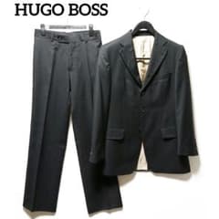 ヒューゴボス×デルフィノ◇イタリア製生地スーツ◇ジャケットパンツ