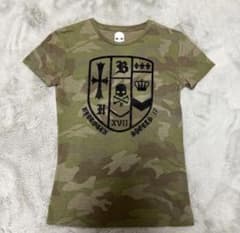 HYDROGEN スカル 迷彩 Tシャツ y2k 平成ギャルのサムネイル