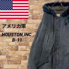 HOUSTONINC B-11 フライトジャケット ミリタリーコート 38. - メルカリ