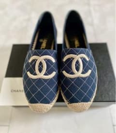 ベティちゃん様専用♡   美品 CHANEL ロゴ エスパドリーユ39 シャネルのサムネイル