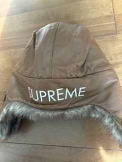 Supreme レザー トゥルーパーハット