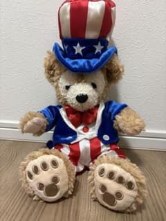 ダッフィー ぬいぐるみ　アンクルサム アメリカ独立記念日　USA限定　ディズニーのサムネイル