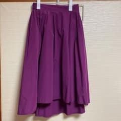 ViS ビス　フィッシュテールスカート　パープル　ミモレ丈　Sサイズのサムネイル
