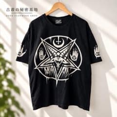 10s Darkside バフォメットTシャツ XXL 黒 ゴシックのサムネイル