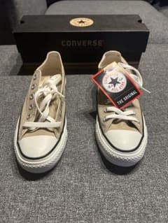 CONVERSE ALL STAR ベージュ ローカット スニーカー　24.5のサムネイル