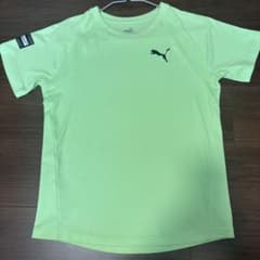 PUMA プーマ Tシャツ キッズ 160cm ライトグリーン　サッカーシャツのサムネイル