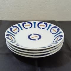 サルガデロス 中皿4枚セット 丸皿 ラウンドプレート SARGADELOS 希少