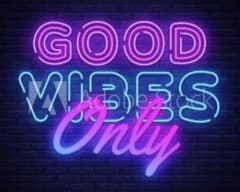 GOOD VIBES ONLY ネオン看板のサムネイル
