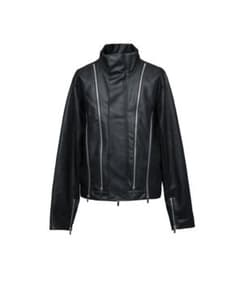 jent louis Leather Zipped Jacket Mサイズのサムネイル