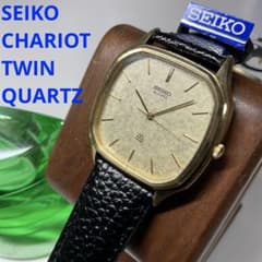 レア、セイコー、クォーツ、シャリオ、ニッケル合金、デッドストック、未使用品、時計店、メンズ、アナログ、昭和、SEIKO SEIKO - 稼働 SEIKO 腕時計 4130-9000 旧クォーツマーク シャリオ1574