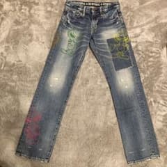HYSTERIC GLAMOUR デニムパンツ キャラクタープリント　ヒスミニのサムネイル