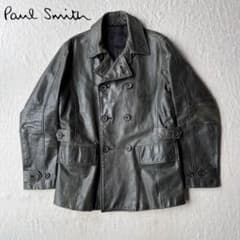 Paul Smith ポールスミス 羊革 ダブル レザー カーコート L - メルカリ
