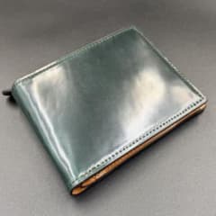 ROCADO ロカド シェルコードバン 二つ折り 財布 小銭入れ 馬革