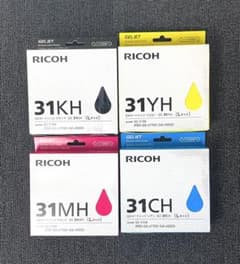 リコー GC31YH GC31KH GC31MH GC31CH インク4色セット - メルカリ