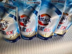 アタック抗菌EX  詰め替え用 690g  4袋のサムネイル