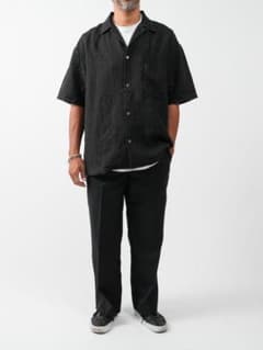 OVY Hemp Short Sleeve Open Collar Shirt - メルカリ