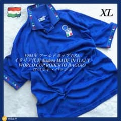 XL】1994ワールドカップ USA イタリア代表 ディアドラ バッジョ