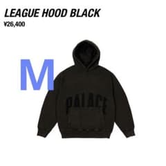 palace LEAGUE HOOD BLACK パーカーのサムネイル